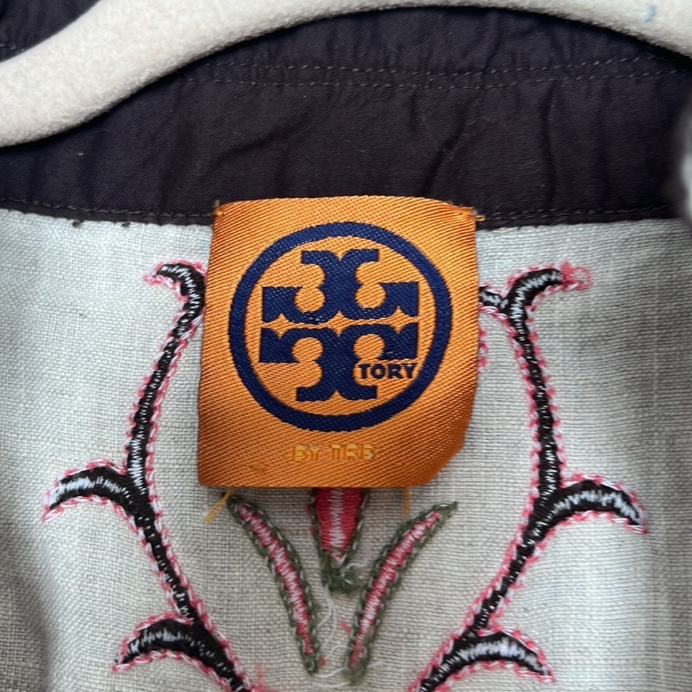 Tory Burch Embroidered Tunic - Black and Pink - Picture 2 of 8